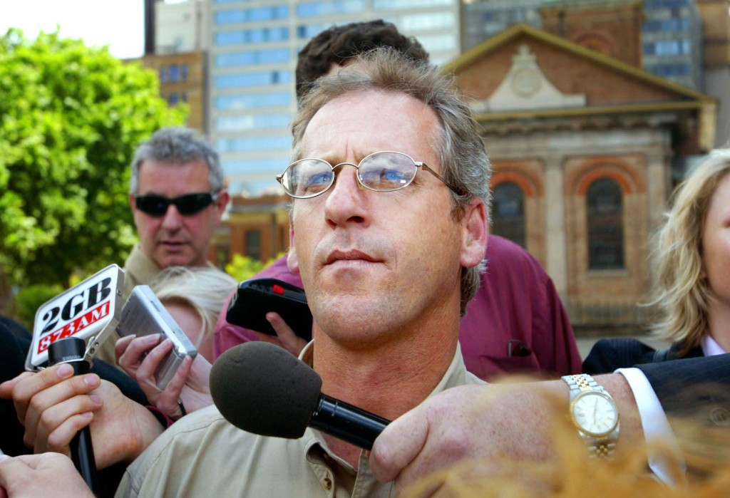 Craig Folbigg outside court in 2003.